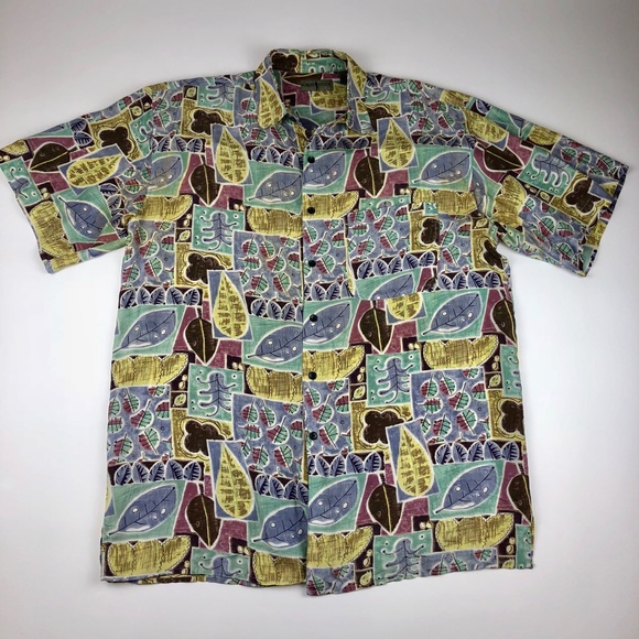 Robert Stock | Shirts | Robert Stock Button Down Shirt 0 Silk Floral Xl